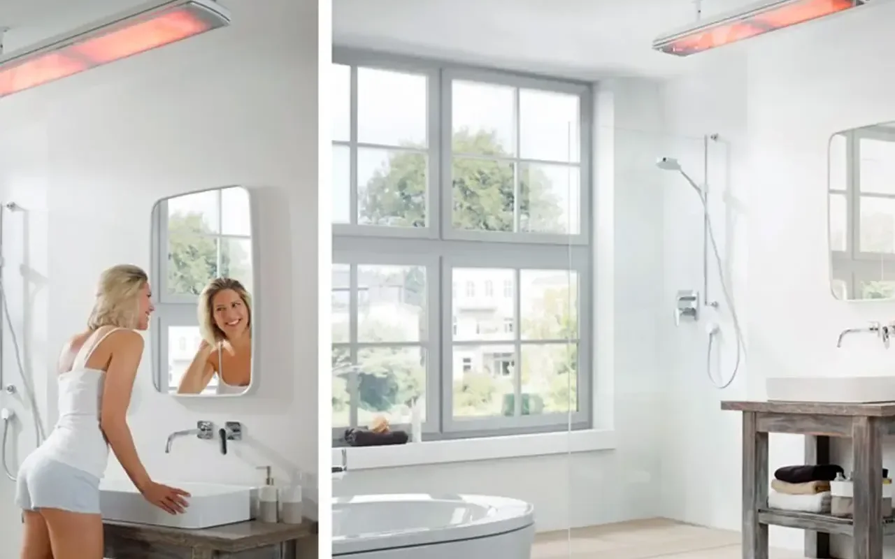 Chauffage salle de bain infrarouge
