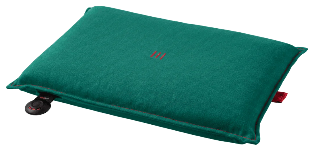 Coussin chauffant Heatme SMART 30×40 – Lierre Photo du Coussin chauffant Heatme SMART pour terrasse extérieure