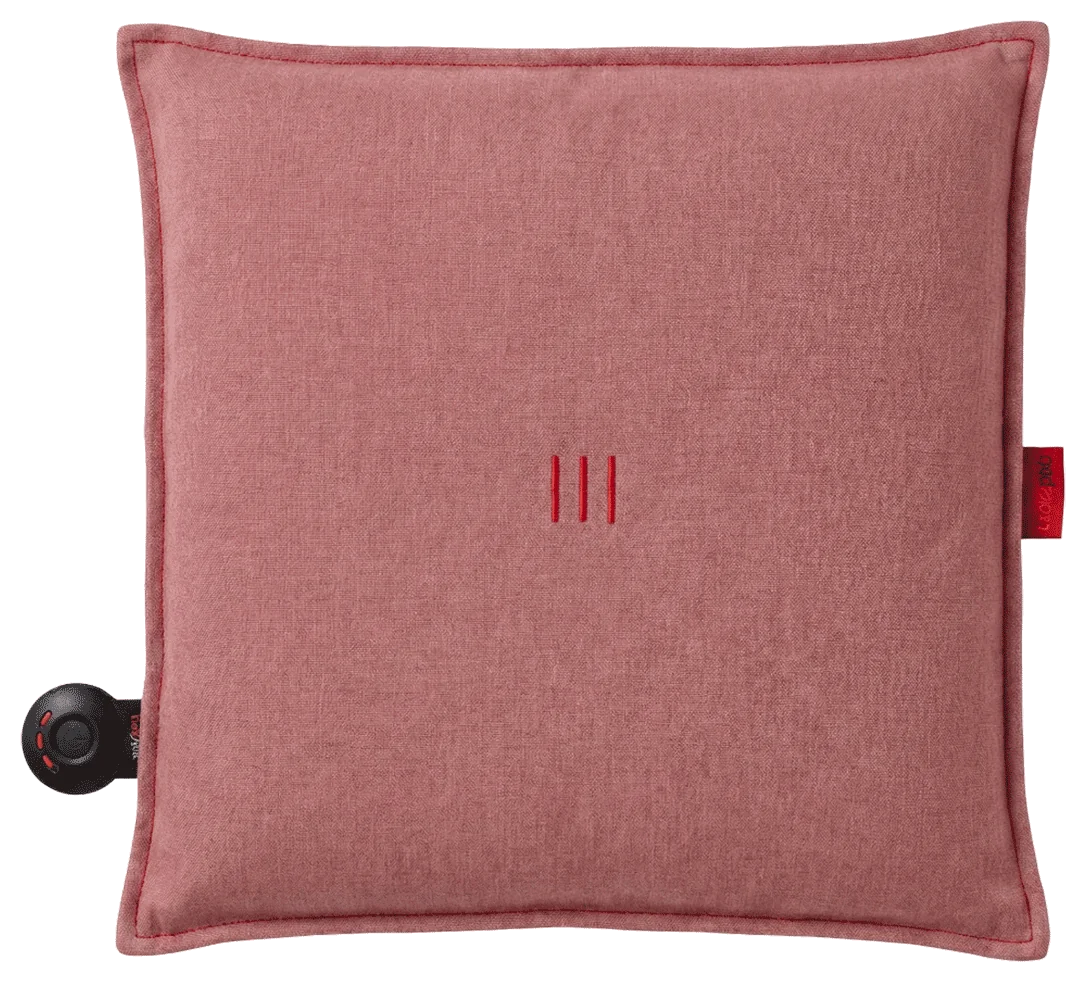 Coussin chauffant Heatme SMART 40×40 – Brique Photo du Coussin chauffant Heatme SMART pour terrasse extérieure
