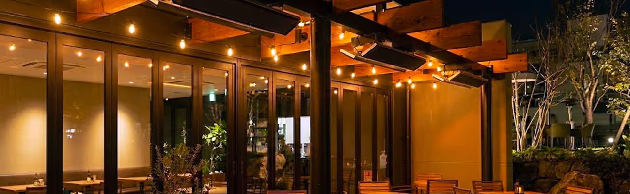 Appareils de chauffage professionnels pour terrasses Équipements de chauffage professionnels pour terrasses