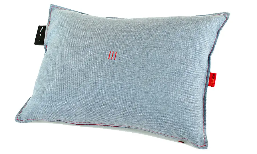 Coussin chauffant Heatme Home ice bleu 8h batterie terrasse fauteuil détente Coussin chauffant Heatme Home ice bleu 8h batterie terrasse fauteuil détente