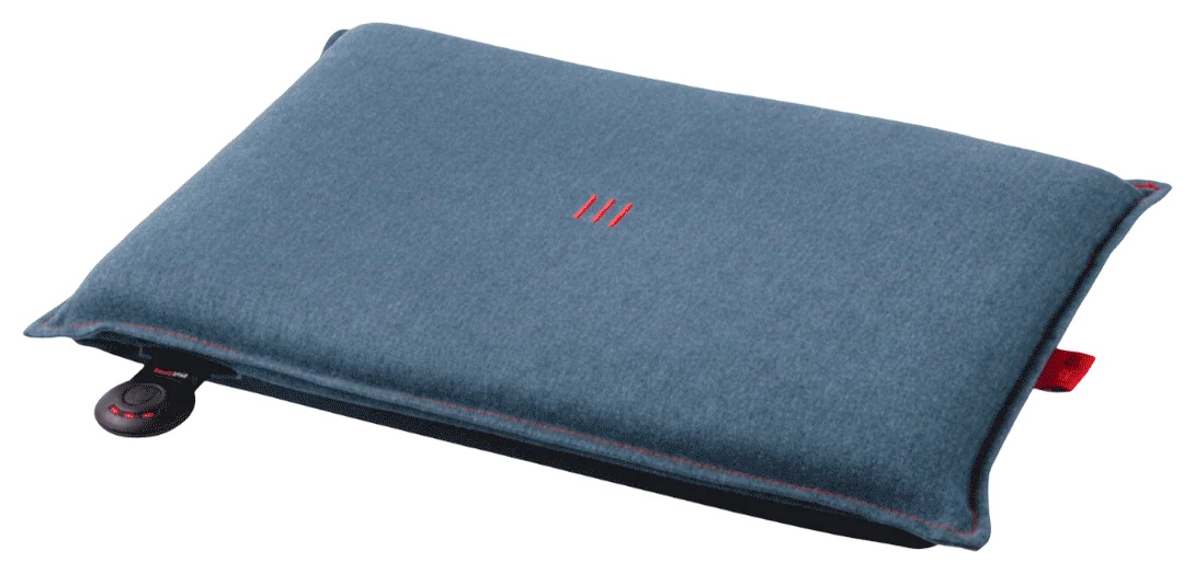 Coussin chauffant Heatme SMART 30×40 – Bleu océan Photo du Coussin chauffant Heatme SMART pour terrasse extérieure