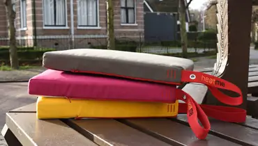 Coussin chauffant electrique Coussin chauffant batterie sans fil Heatme chauffage portable terrasse