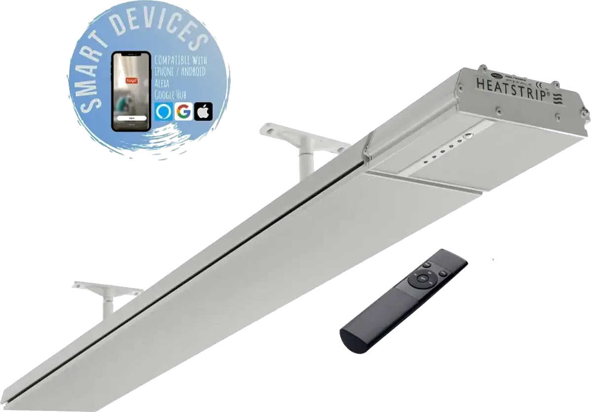Heatstrip 2400W Smart Elegance Photo du Heatstrip 2400W Smart Elegance pour terrasse extérieure