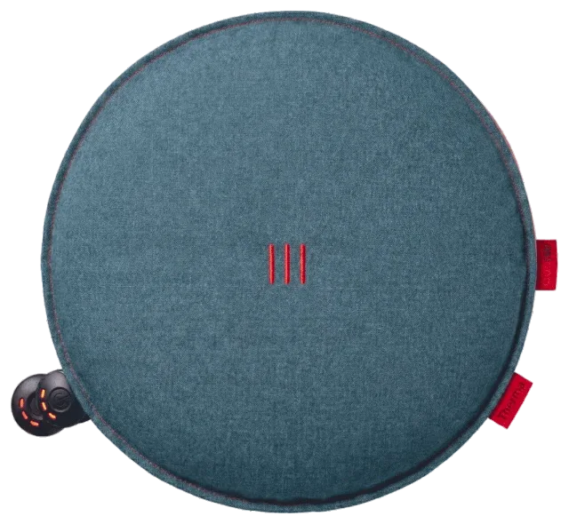 Coussin chauffant Heatme SMART rond Ø40 – Bleu océan — HTM-SP-R40-8011