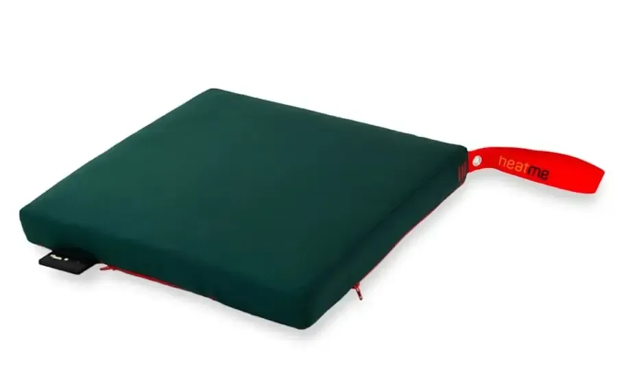 Coussin chauffant sans fil heatme CLASSIC 40×40 – Vert foncé — HTM-CL-06, vue 1