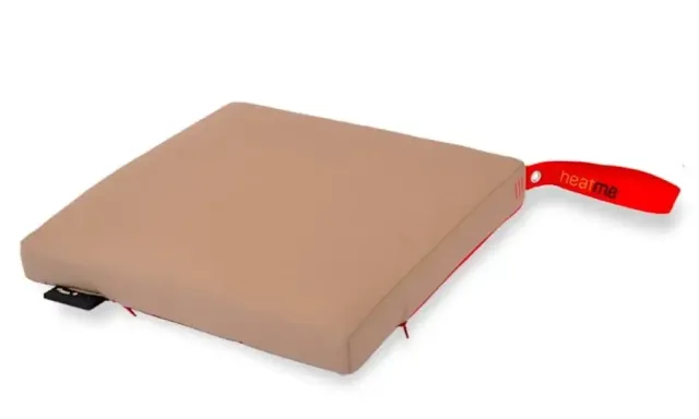 Coussin chauffant sans fil heatme CLASSIC 40×40 – Sable — HTM-CL-83