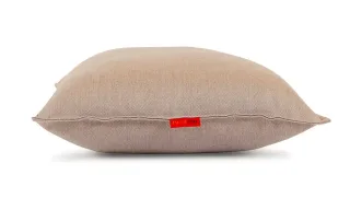 Coussin chauffant heatme HOME — sable — détail de l’étiquette