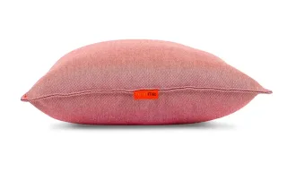 Coussin chauffant heatme HOME — rose — détail de l’étiquette