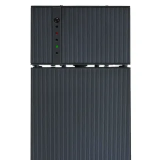 Chauffage HEATSTRIP DESIGN — noir — détail de la commande
