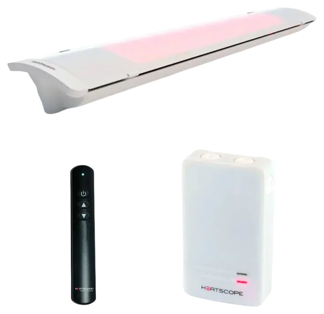 Heatscope® Pure White 3000 W + Smartbox Télécommande — MHS-PE3000WT+MHS-SBOXIWT