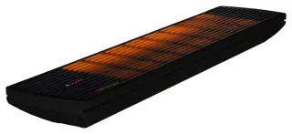 Chauffage HEATSCOPE SPOT — noir — vue en perspective